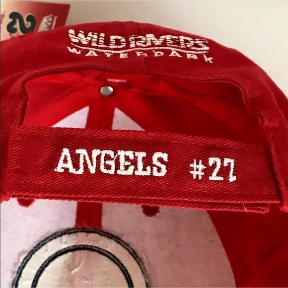 Los Angeles Angels Anaheim Baseball Red Hat Cap - Picture 7 of 8
